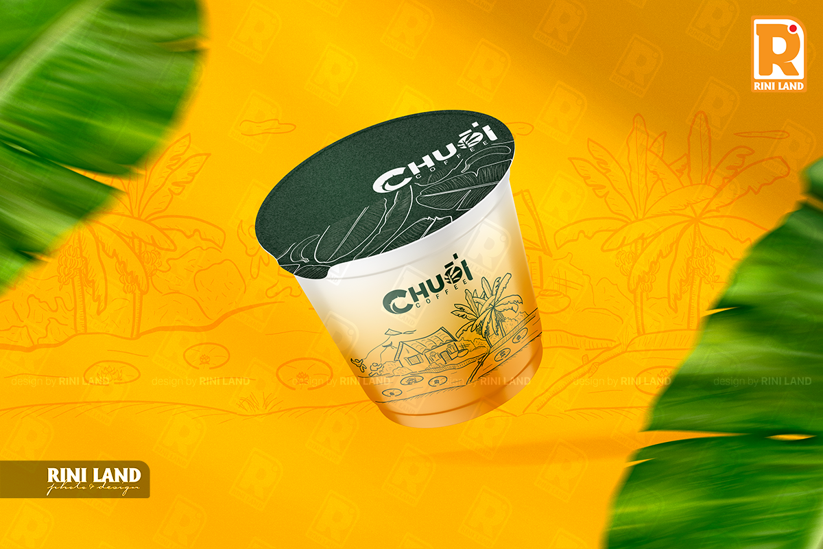 Thiết kế tem nhãn - Chuổi coffee