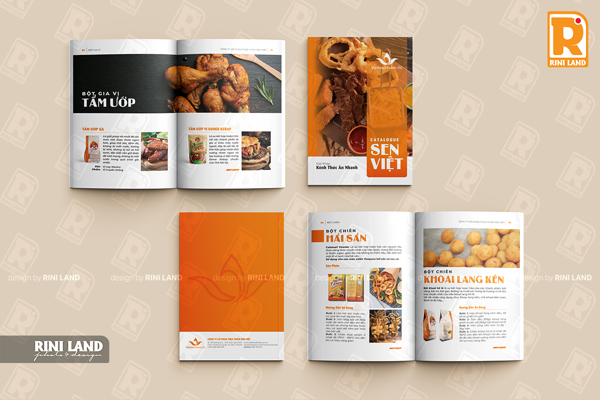 Thiết kế Catalogue - Sen Việt